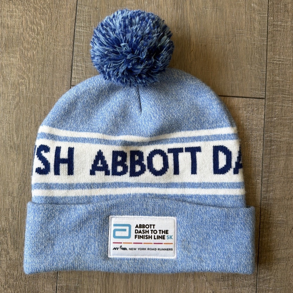 NEW BALANCE NY Road Runners Abbott Dash to the Finish‎ Line 5K Beanie Hat Unisex